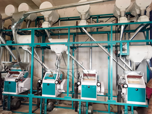 Compact wheat flour milling plant 20 ton per day capacity