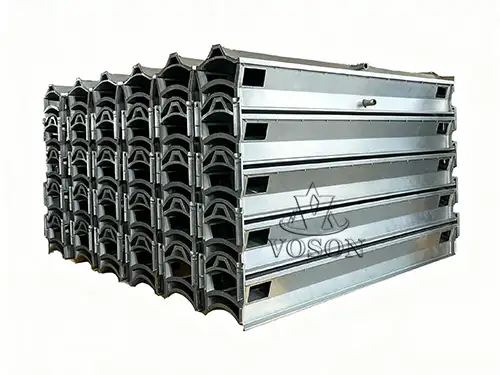 Air cushion belt conveyor for grain and flour milling plants
