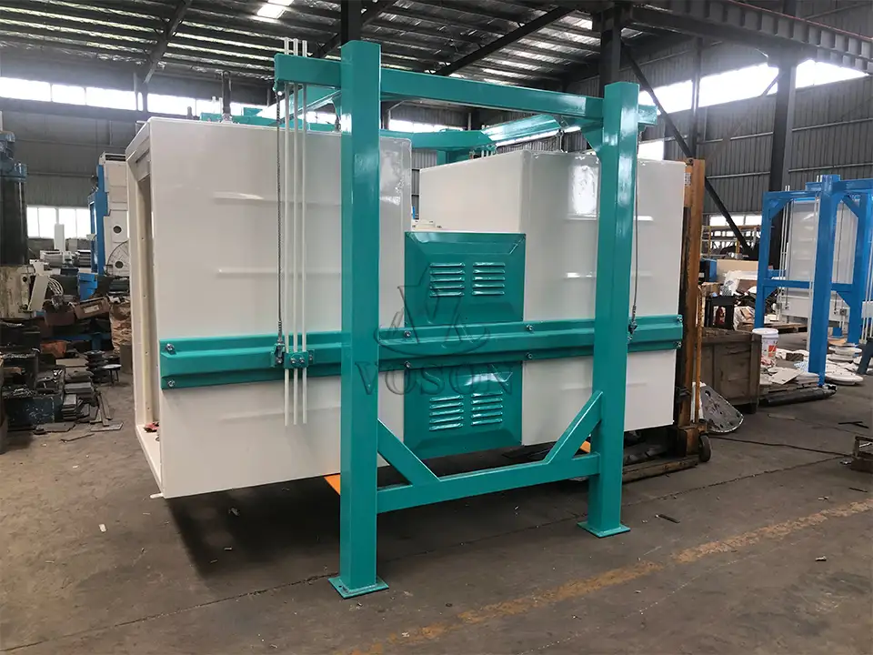 FSFJ Dual Compartments Plansifter in flour milling plant