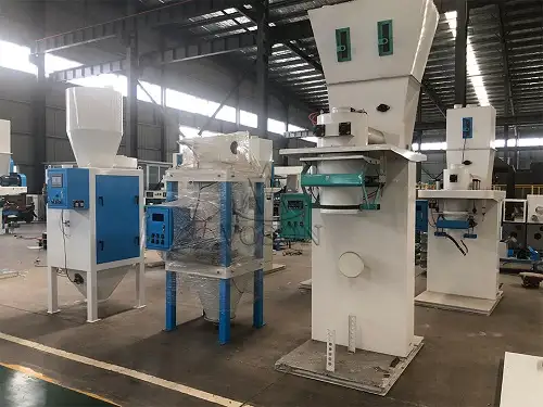 Powder and granular material packing machine
