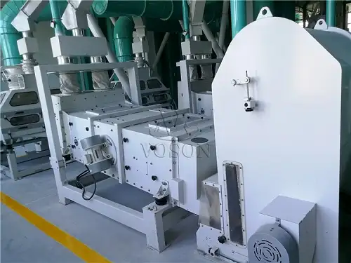 Voson wheat cleaning system in 160TPD flour milling plant