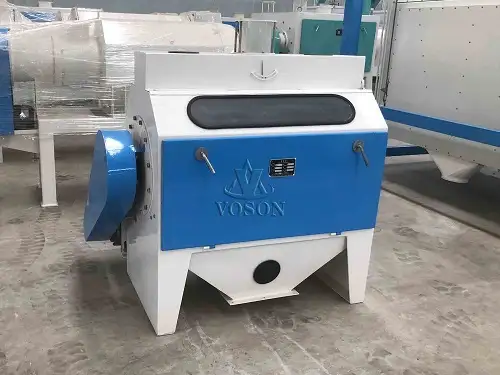 Wheat pre-conditioning and brushing equipment in Voson milling line